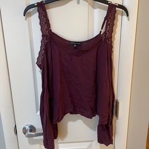 Kendall and Kylie cold shoulder top